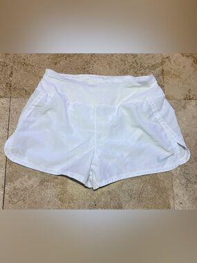 Nike white shorts size small